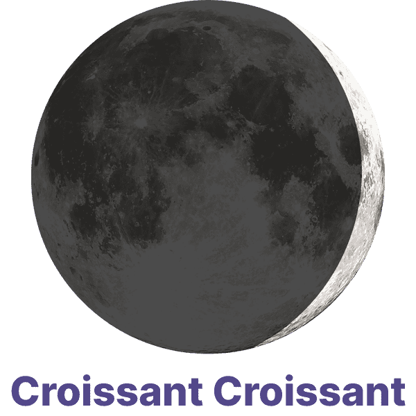 Unique Waxing Crescent